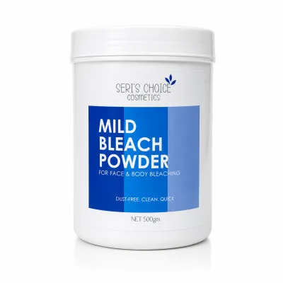 Mild Bleach Powder for Face & Body | Dust-Free Formula | Professional Skin Bleach | 500g