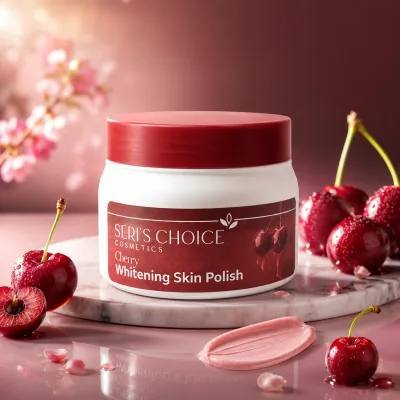 Skin Polish Whitening - Cherry | Gentle Exfoliating & Skin Polishing Cream with Cherry Extract