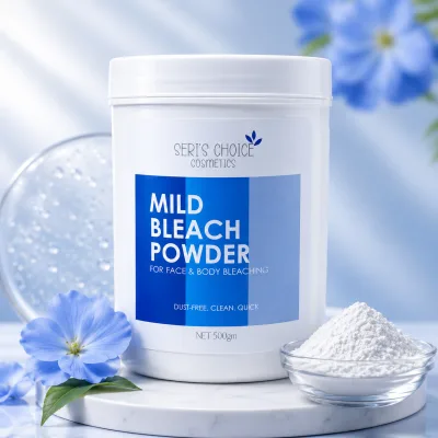 Mild Bleach Powder for Face & Body | Dust-Free Formula | Professional Skin Bleach | 500g
