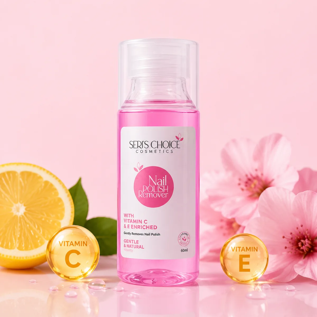 Nail Polish Remover with Vitamin C & E 60ml