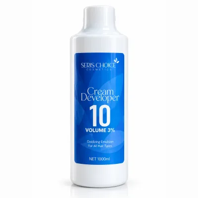 Seris Choice Cream Developer 10 Volume (3%) – Professional Hair Color Developer 1000ml