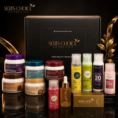Complete Beauty Care Bundle | Facial & Skincare Set | Cleanser, Mask, Scrub, Skin Polish, Massage Cream, Vitamin C Serum & More