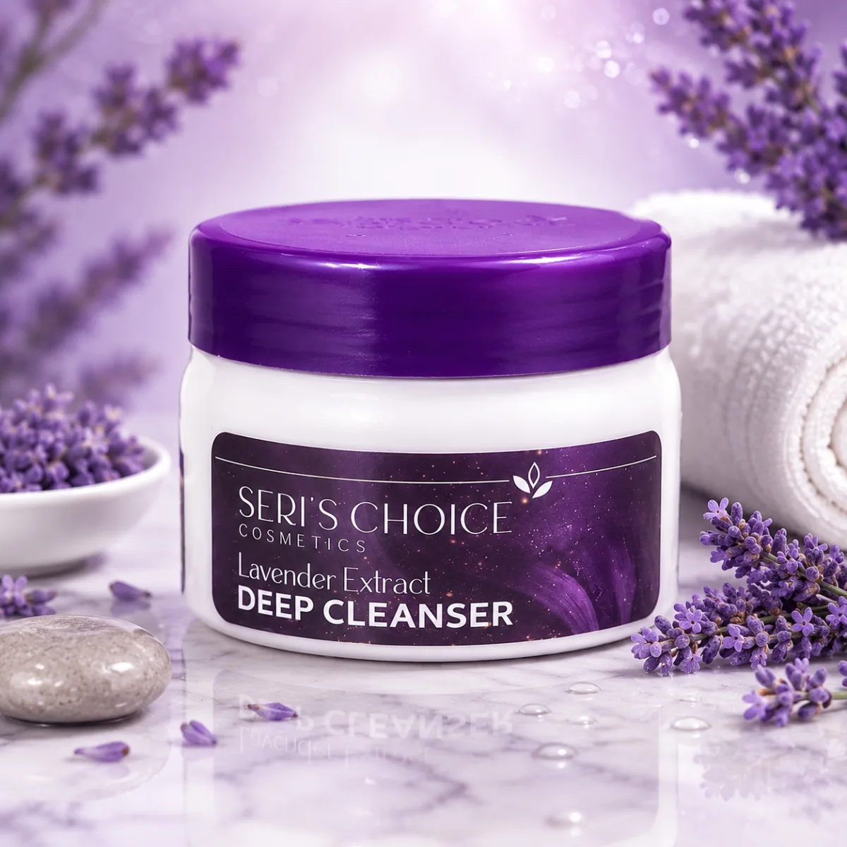 Deep Cleanser Lavender Extract | Facial Cleanser for Deep Cleansing & Fresh Skin